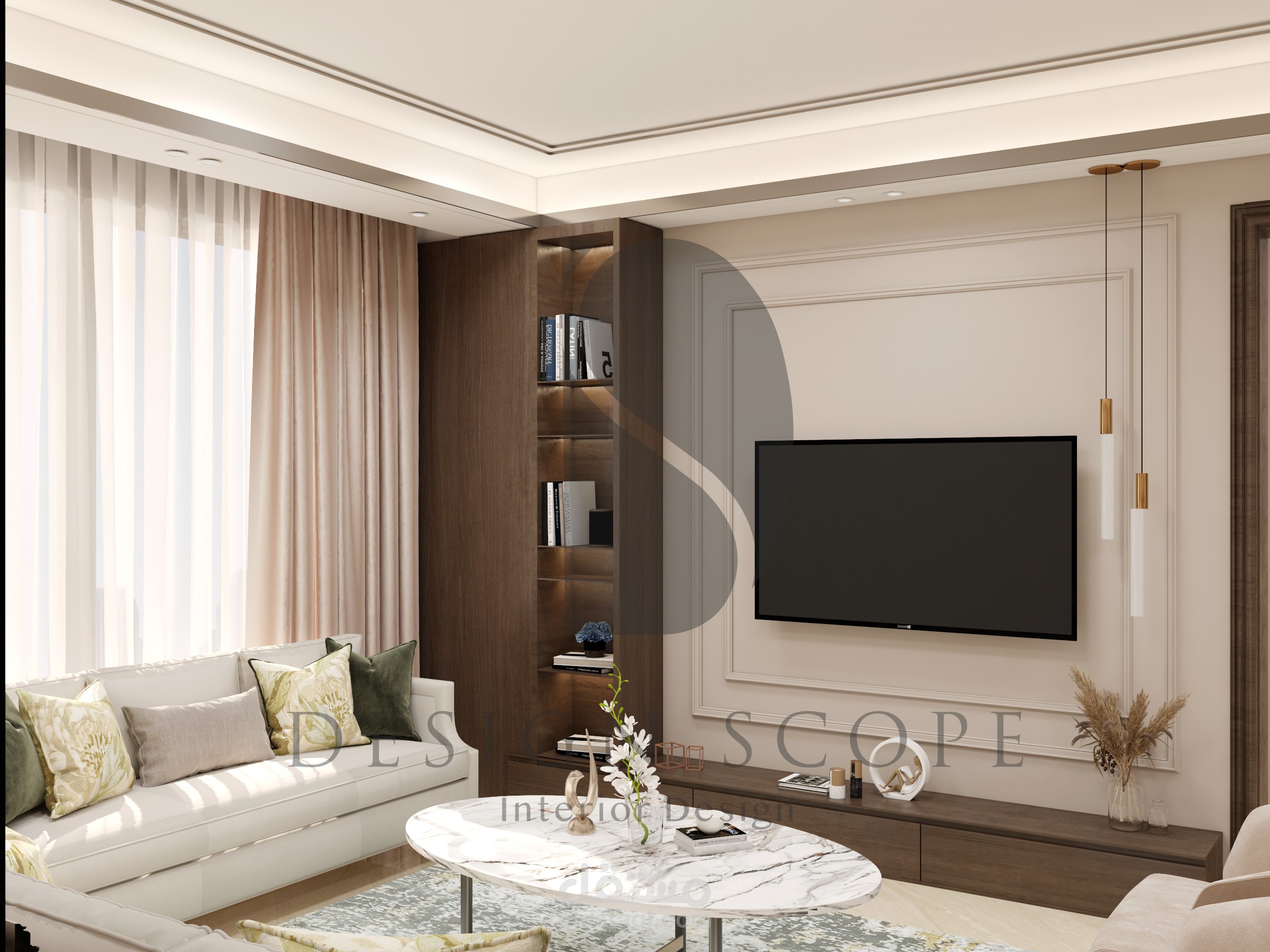 Living area - تصميم صالة معيشة