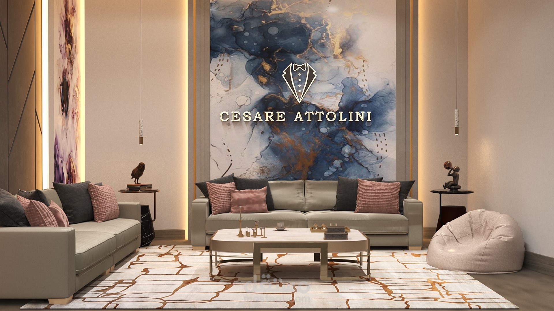 Interior and exterior design for Brand Cesare Attolini to sell men's suits