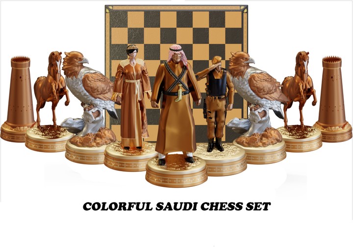 Saudi chess set