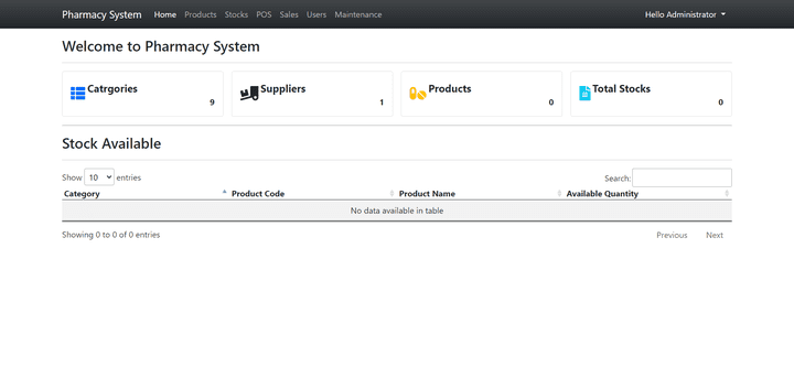 Pharmacy POS System