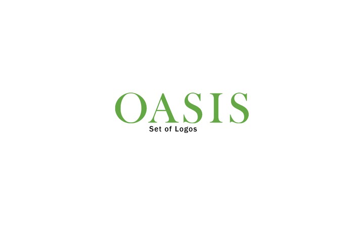 Waha & Oasis ( Set of Logos )