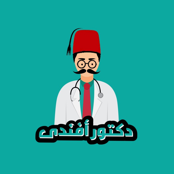 Medical comedy content creator logo