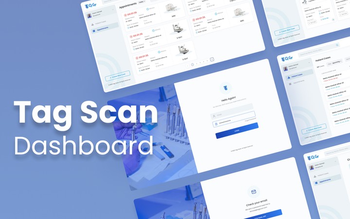 Tag Scan Dashboard | UI UX Design