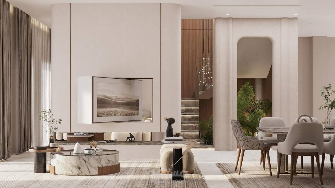 Interior Design of ground floor of villa