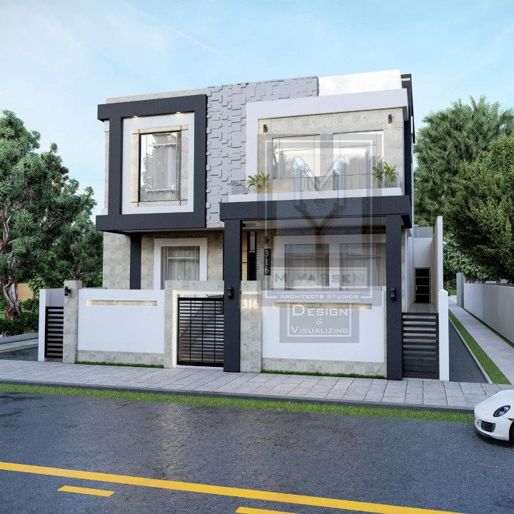 Modern House Villa Elevation Design