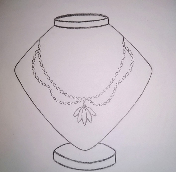 A sketch for necklace