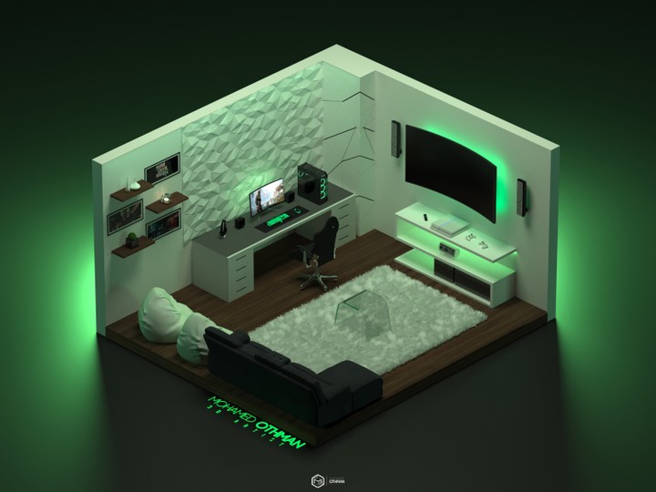 3D Gaming room