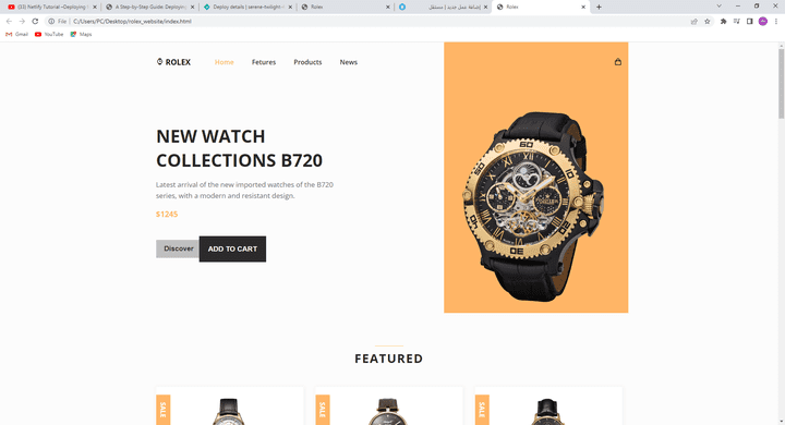 Rolex Desgin Website