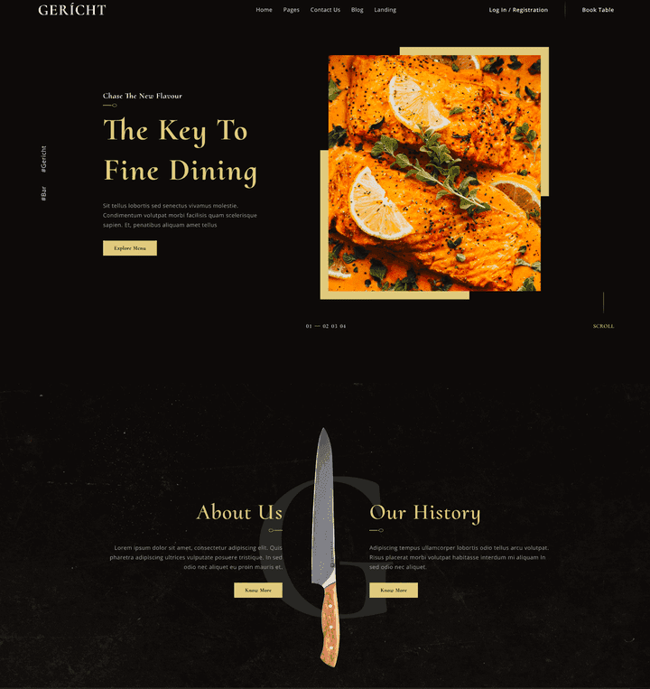 landing page for chif