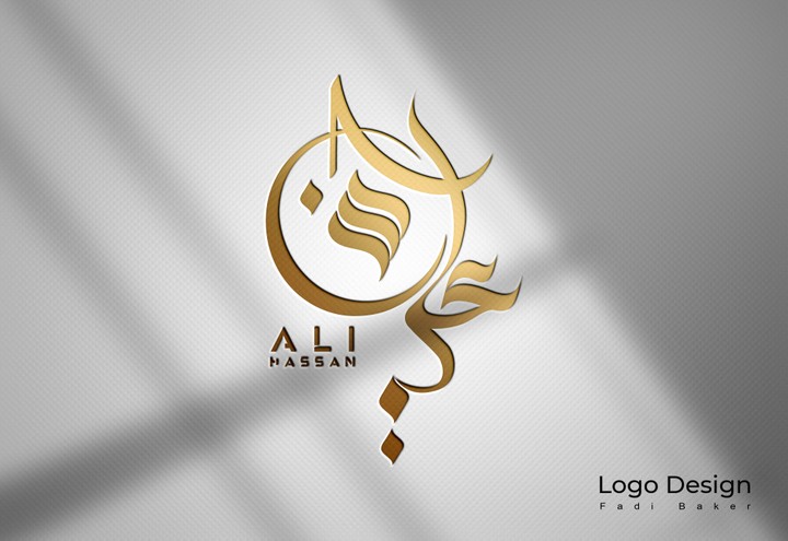 تصميم شعار بالكاليجرافي