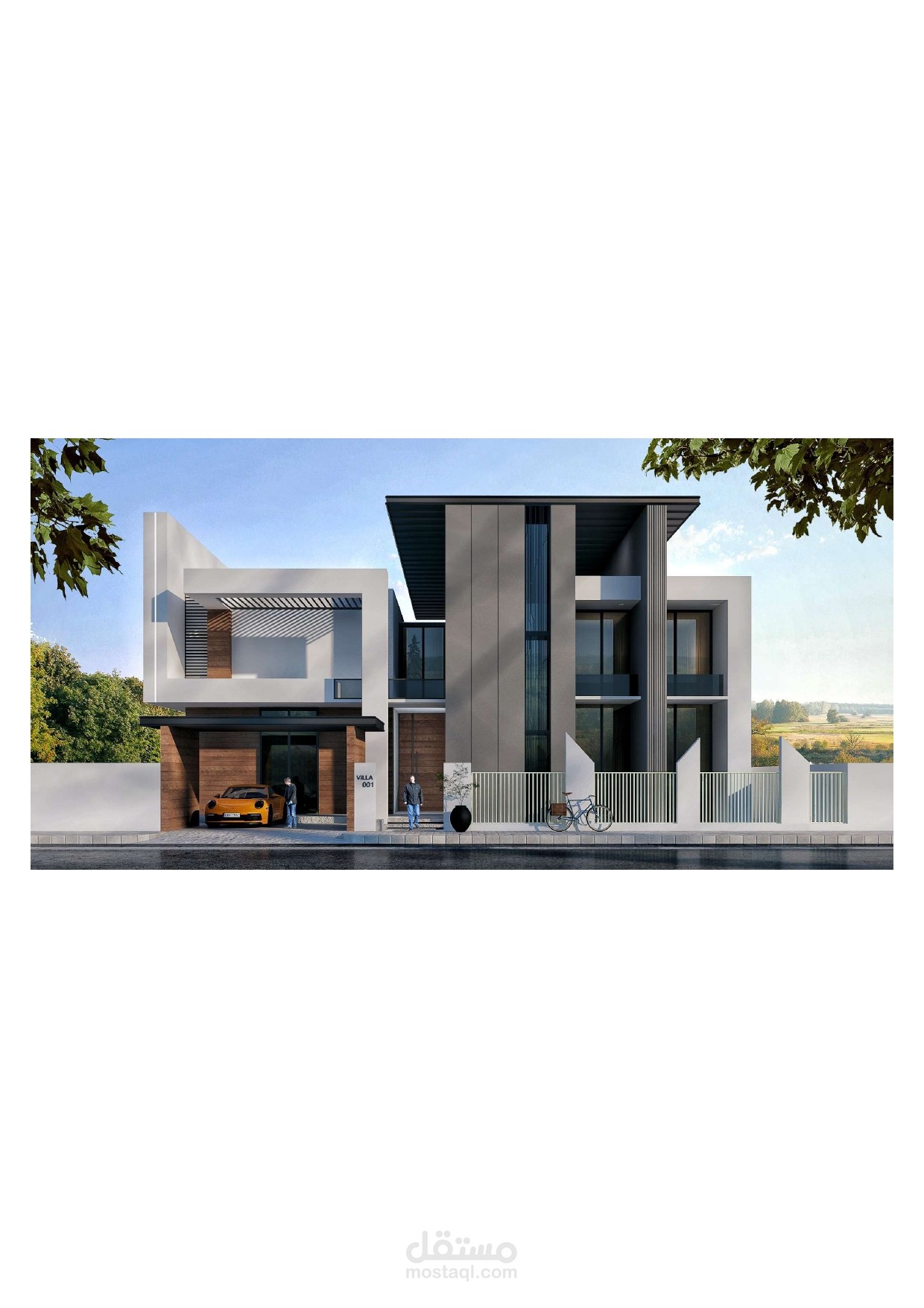 Building design (Exterior Elevation )