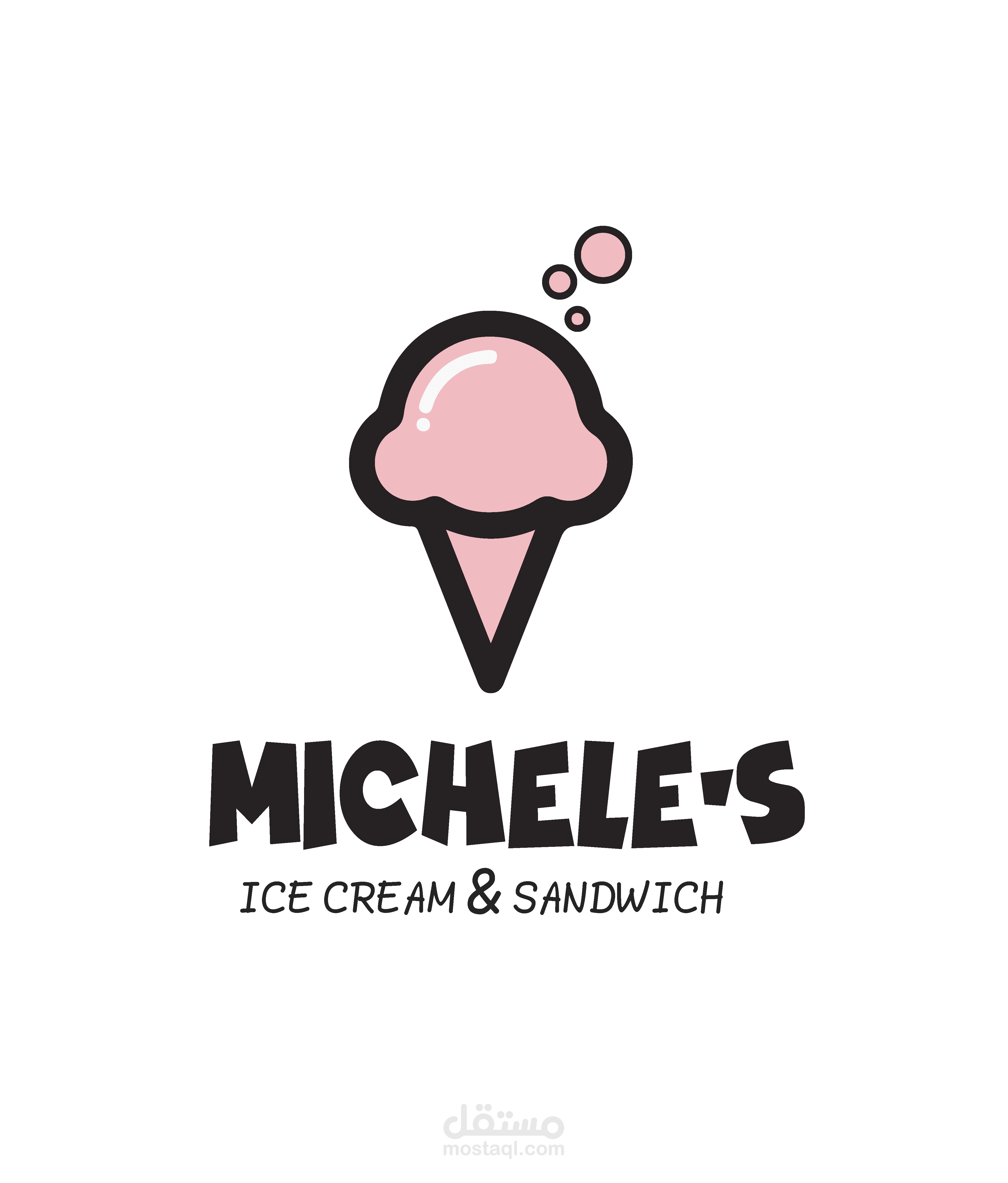 ice cream (logo - branding )