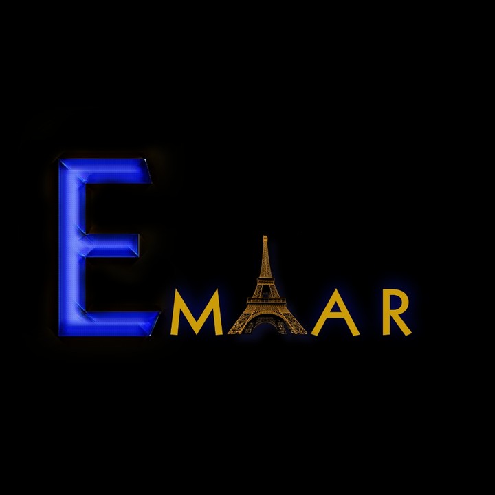 لوجو لشركه بناء عمارات و ابراج  و اسم الشركه ( EMAAR )