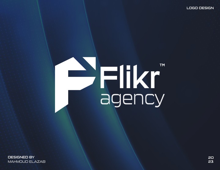 LOGO DESIGN AND BRAND IDENTITY FOR FLIKR AGENCY