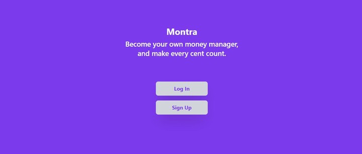 Montra: The Expense Tracker Web App