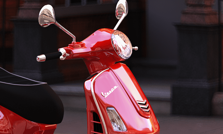 VESPA GTS 300 Super Modeling - Rendering