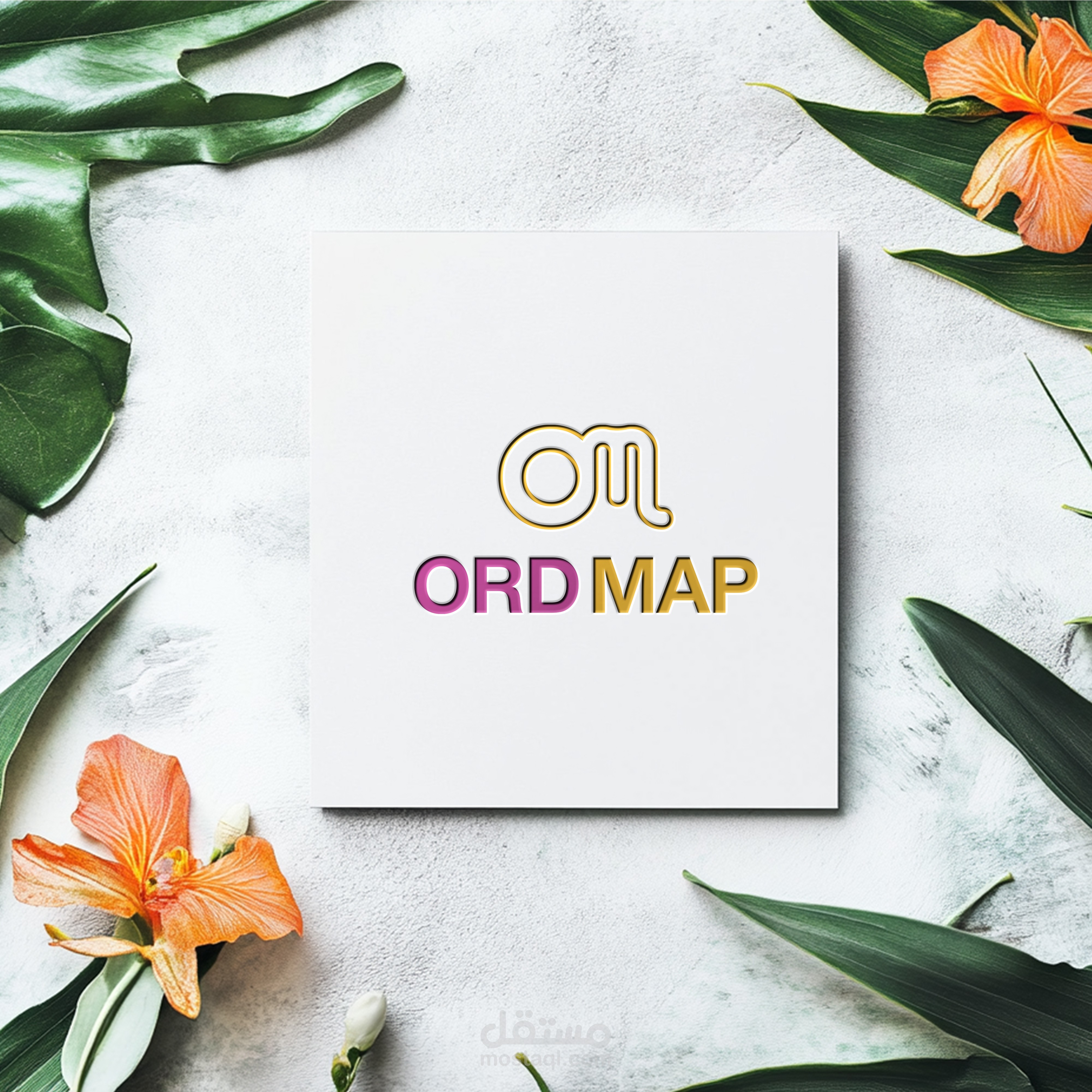 تصميم شعار تطبيق ord map