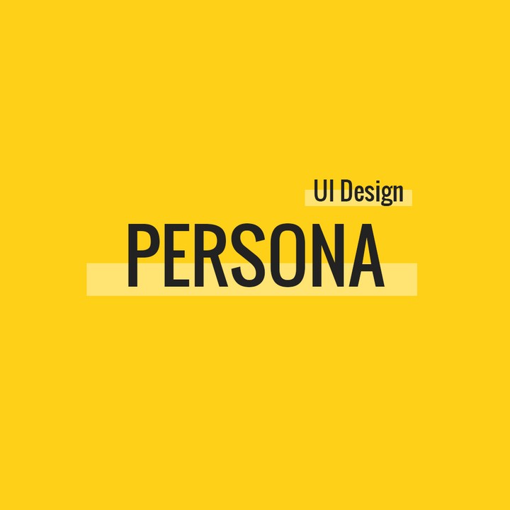 Persona | Personal Website UI