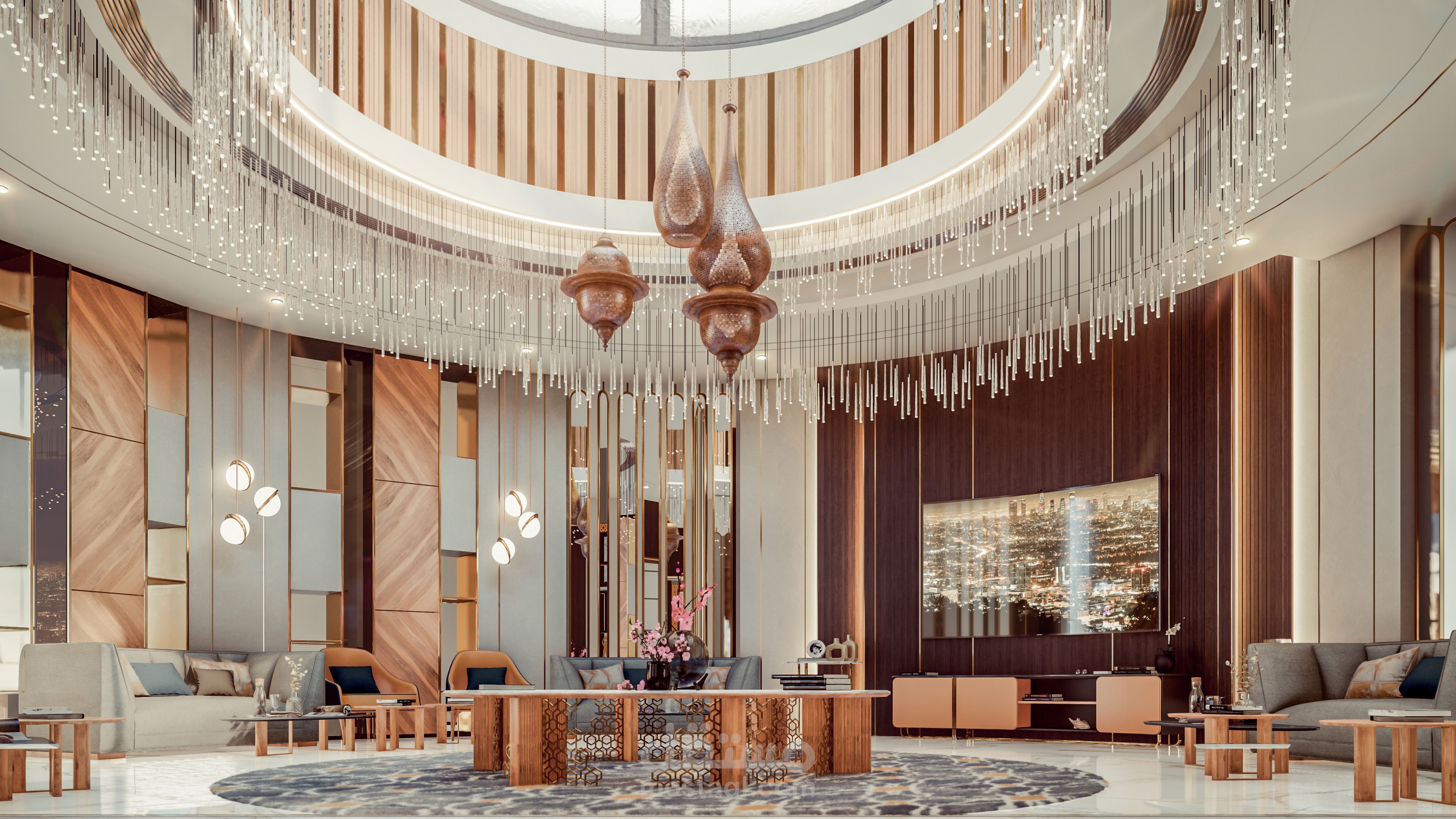 Main Hall Interior Design | مستقل