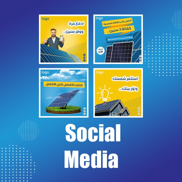 Social media posts, solar energy