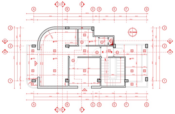 Shop-drawing plan