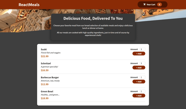 The Food Order App