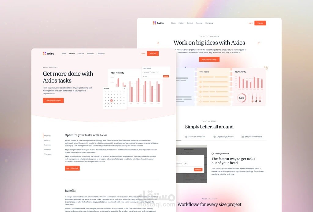 Axios — Project Management Template