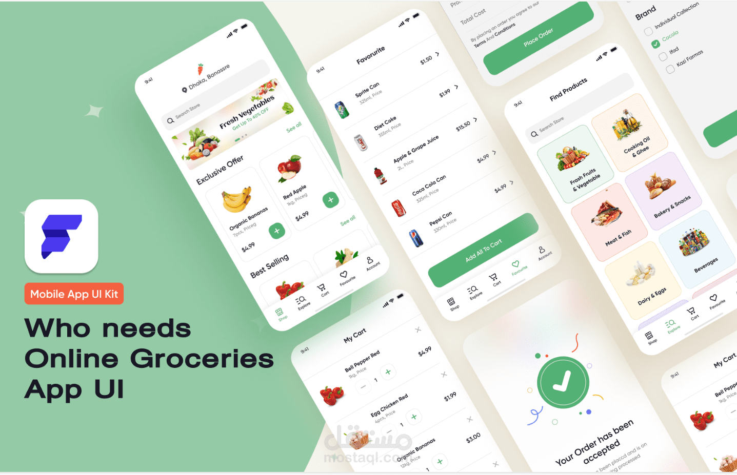 The Best Groceries App Template