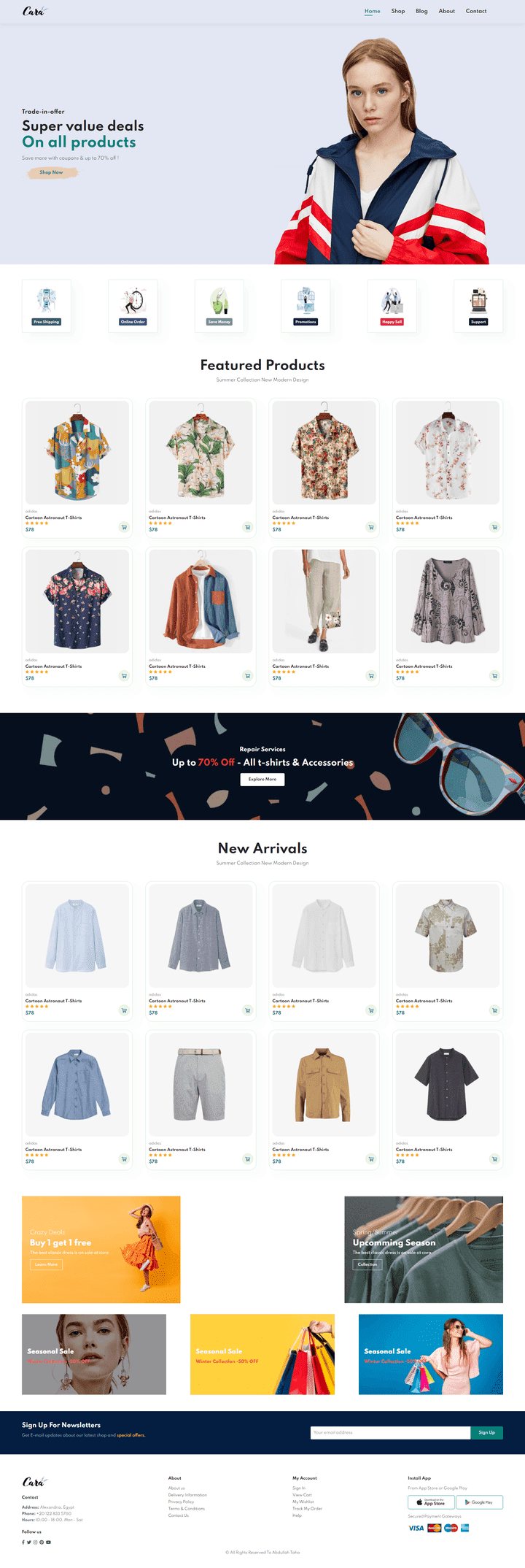 Cara Online Store