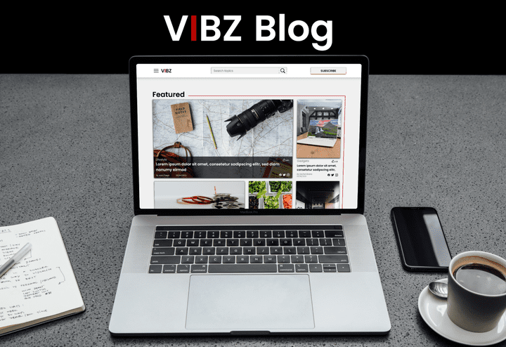 Vibz - Blog Website