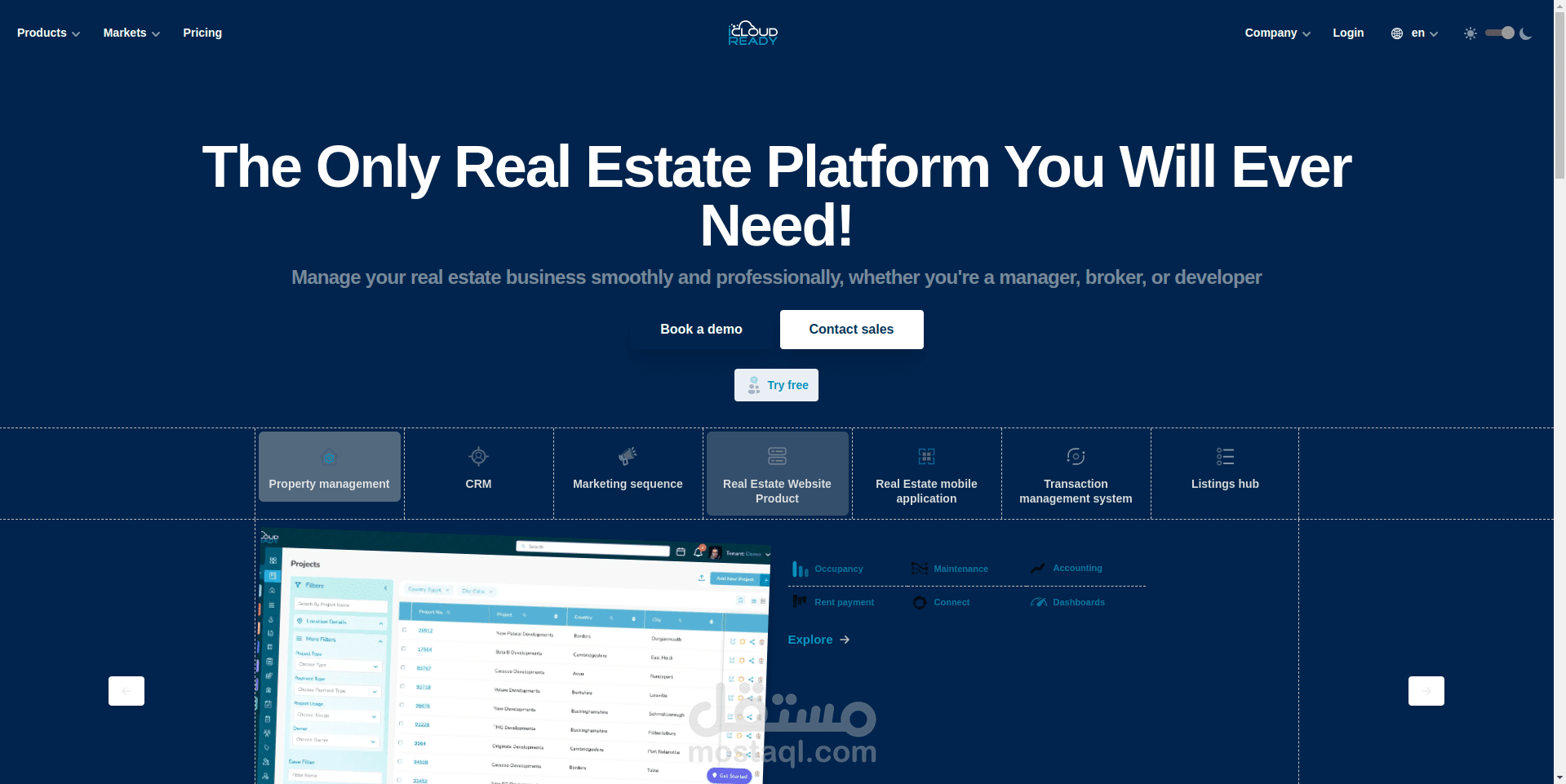 icloud-ready | بناء موقع الشركة