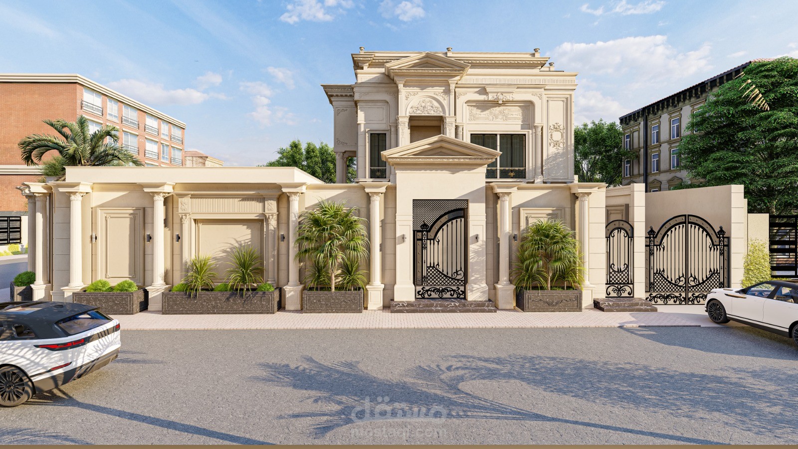 تصميم واجهة كلاسيك - المملكة العربية السعودية