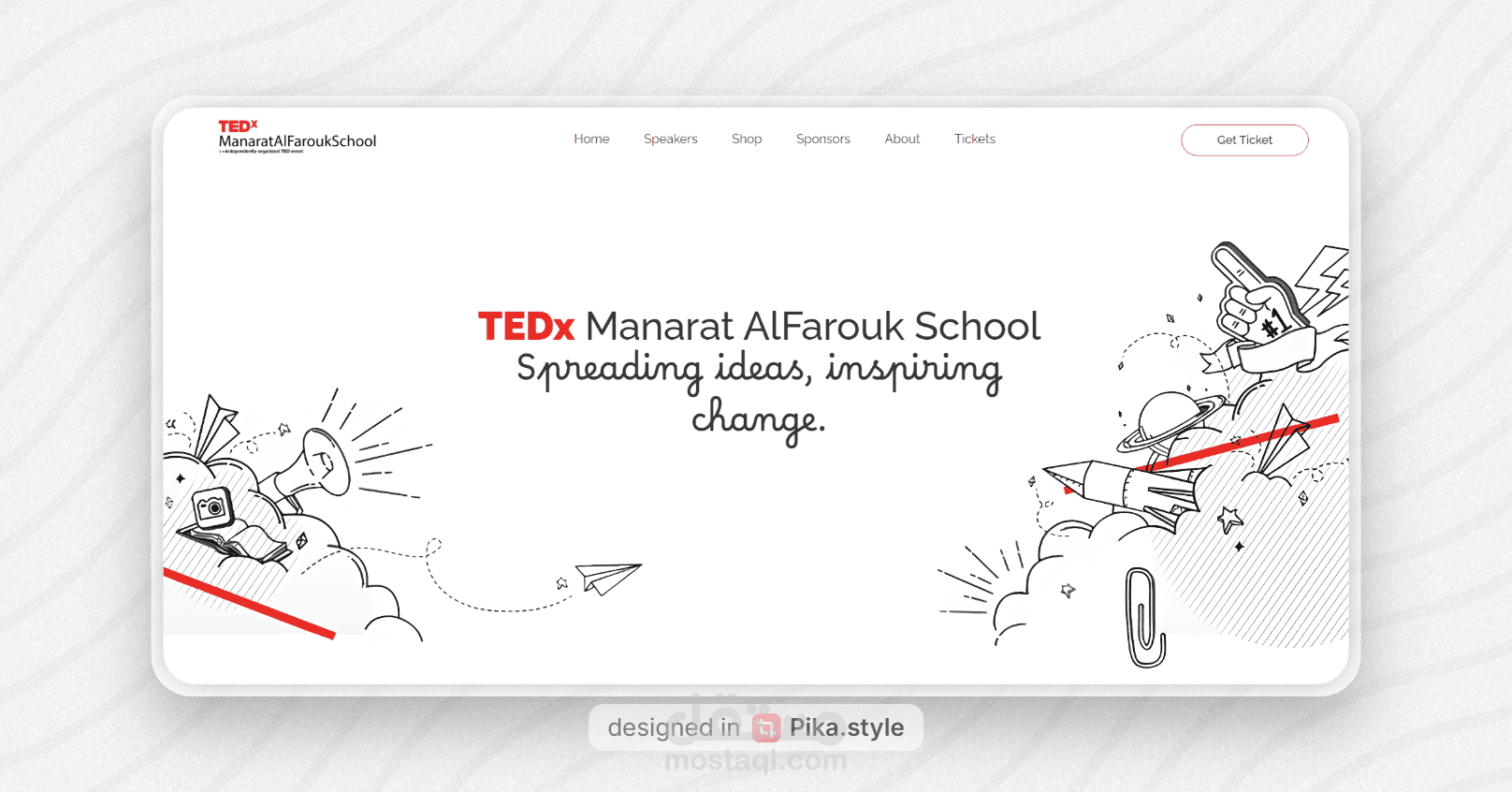 TEDxManaratAlfaroukSchool Website