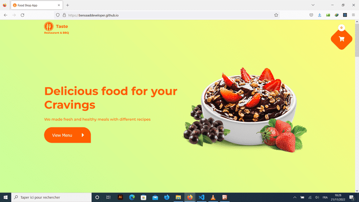 E-commerce Food App