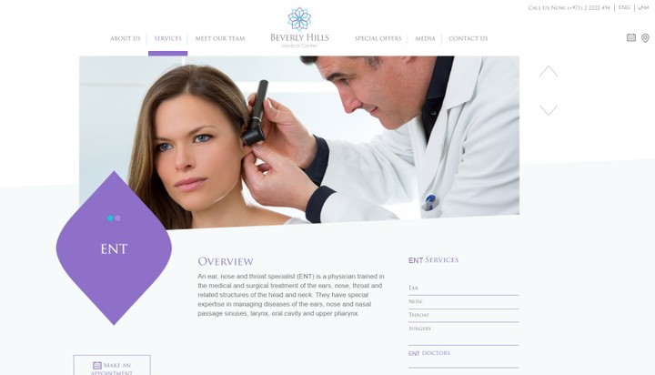 الموقع الطبي الأول في الإمارات Beverly Hills