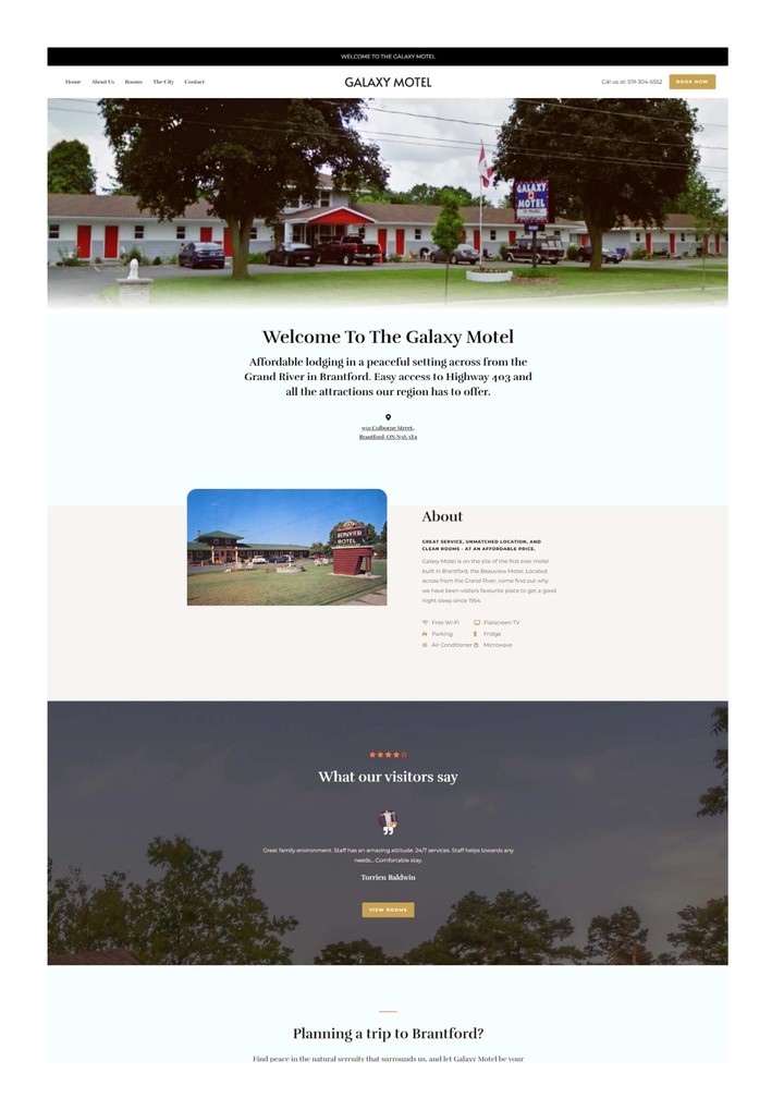 A Motel Website