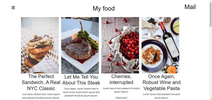 Responsive Design for Food Blogs