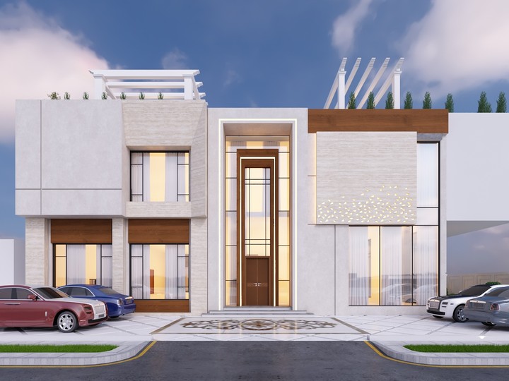 Villa..qatar# autocad #3d max