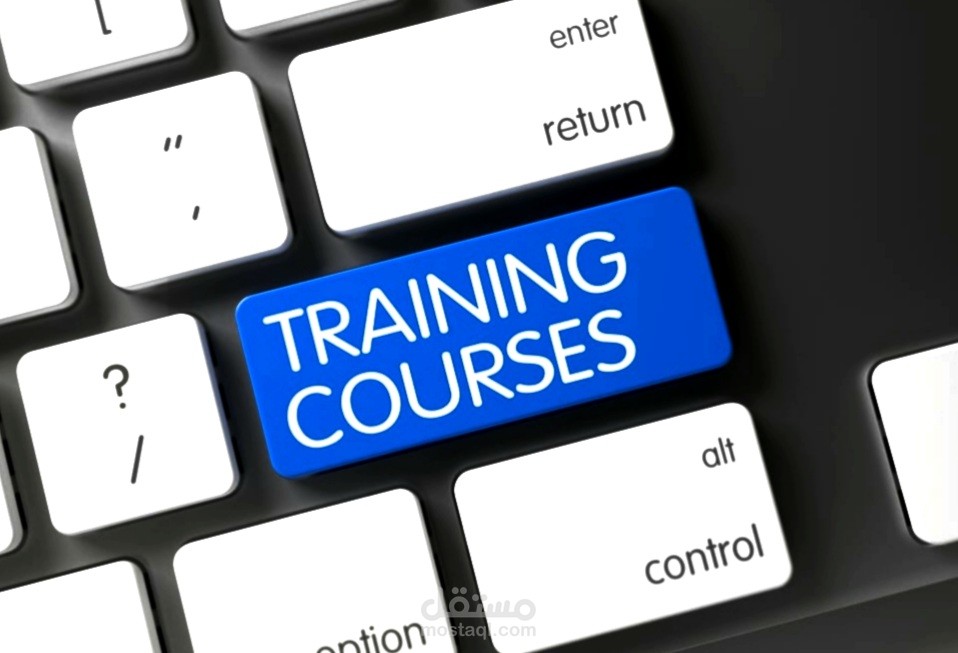 تصميم إعلان لدورة تدريبية في معهد طبي Training courses