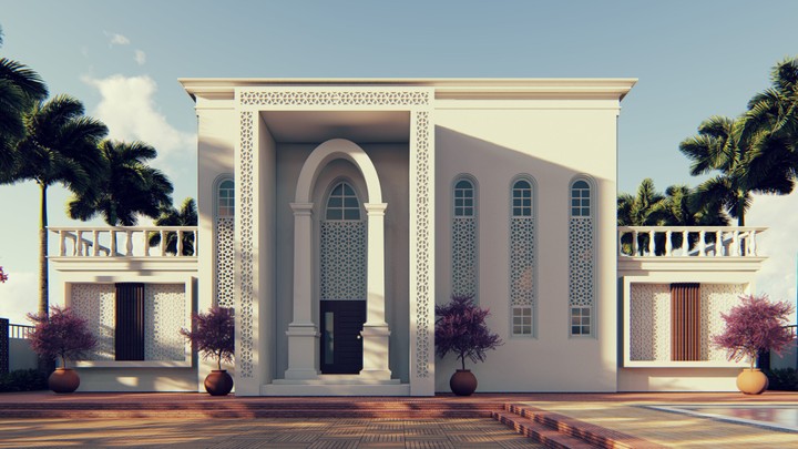 تصميم فيلا كلاسيكي إسلامي Neoclassical Islamic Villa Design