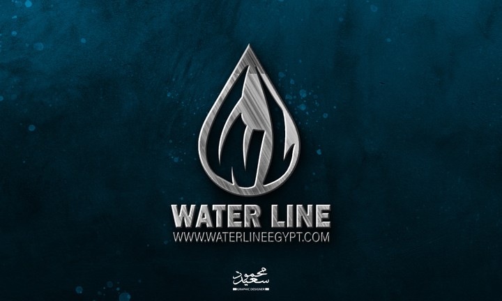 Brand identity For Water Line - هوية بصرية لشركة (واتر لاين)