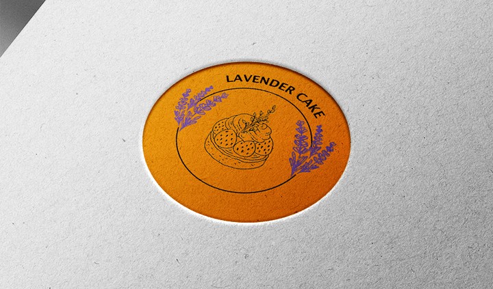 شعار شركة lavender cake