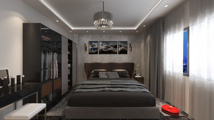 A master bedroom interior design