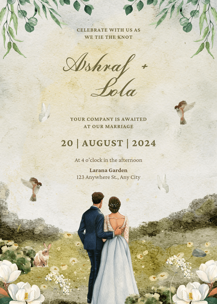 Wedding invitation