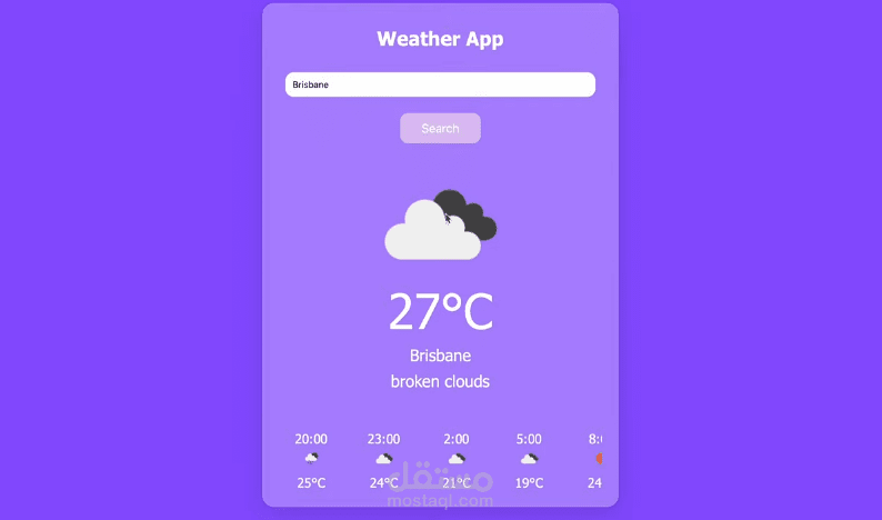 Weather Web  App