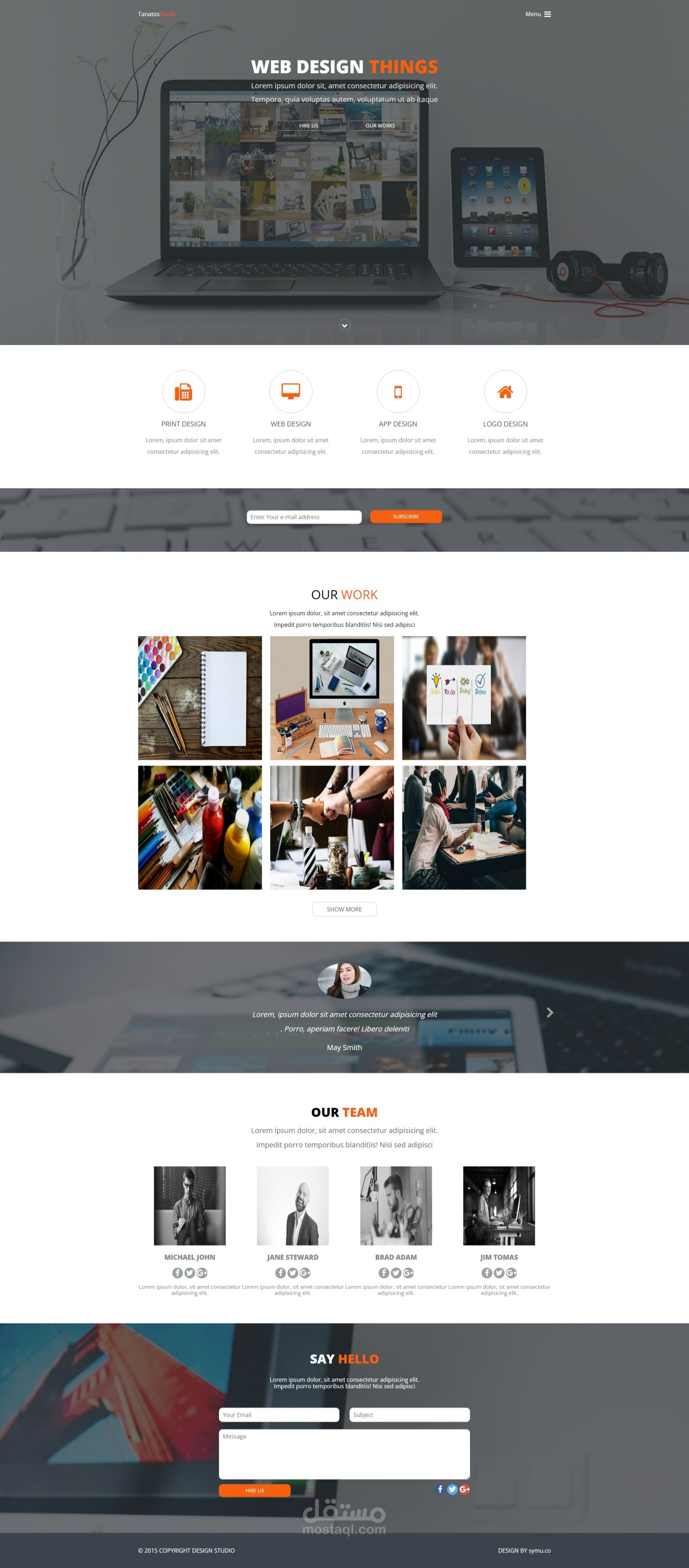تصميم موقع شركة خدمة مواقع(html Css Jquery) مستقل Box Animation Effect ...