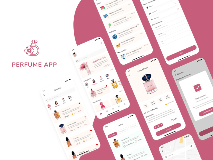 Mobile application- Perfume app