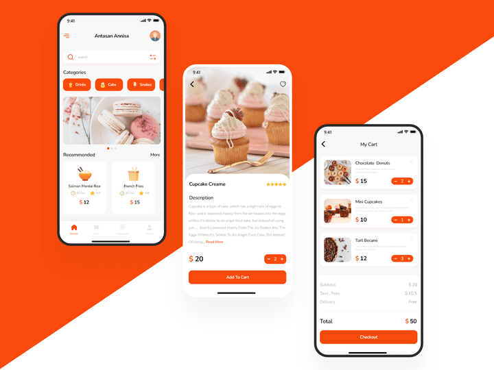 Re design - Cake app