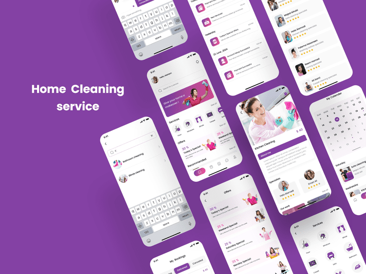 Mobile application - Home cleaning