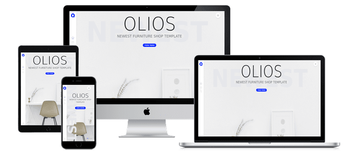 Olios || واجهة موقع خاص بالتجارة الالكترونية للاثات